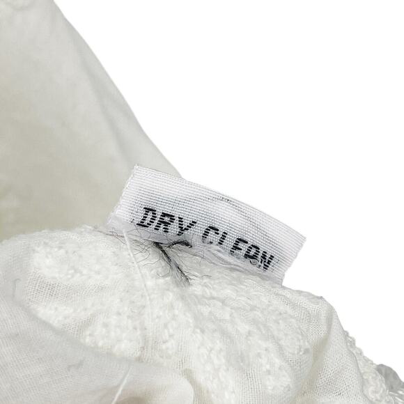 Melissa Odabash Lace Fringe Swim Coverup White Size Small - Picture 12 of 13